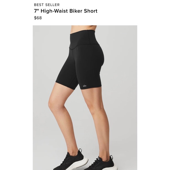 Alo biker shorts black - Picture 4 of 6